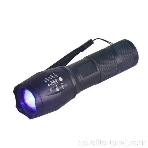 Zoomable Handheld -Notfall -leistungsstarke Zoom -Taschenlampe